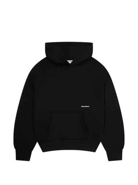 ABOUTBLANK logo-print hoodie