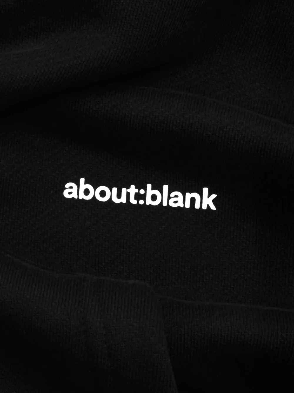  Aboutblank Logo-print Hoodie - Black 
