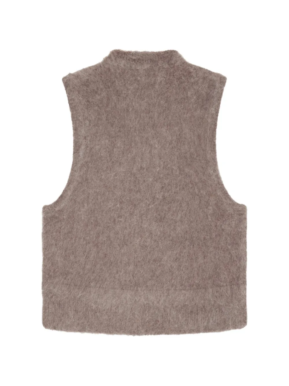 ABOUTBLANK crew-neck vest - Bruin