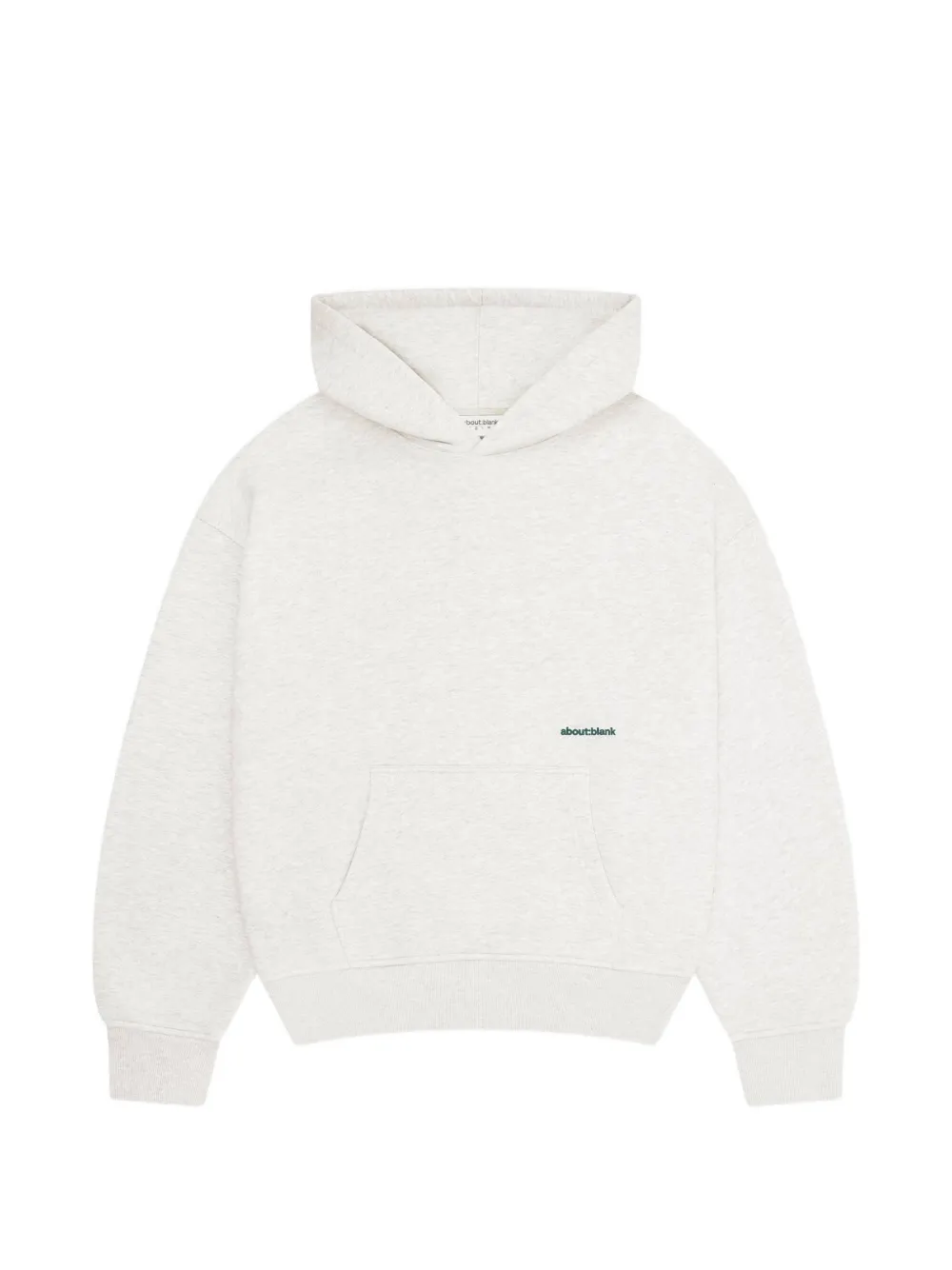 ABOUTBLANK logo印花连帽衫 | 灰色 | Image 1