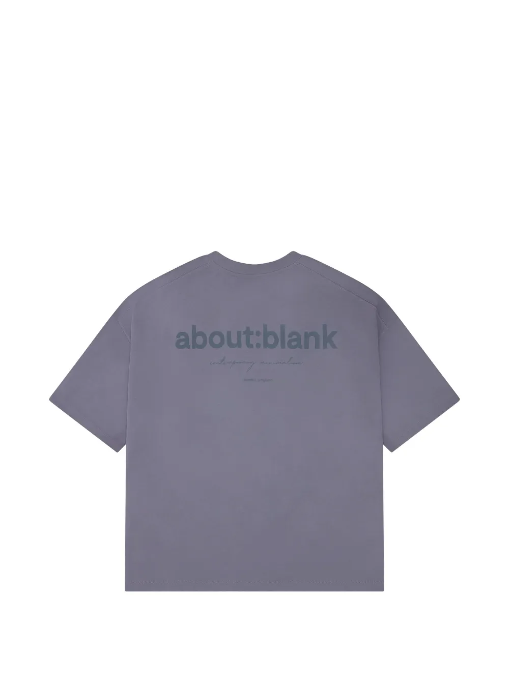 ABOUTBLANK boxy-fit T-shirt - Blauw