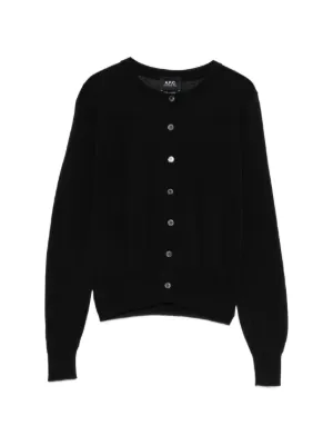 新品 未使用 agnès b. FEMME CARDIGAN LE PETIT forest green cotton Le Petit cardigan