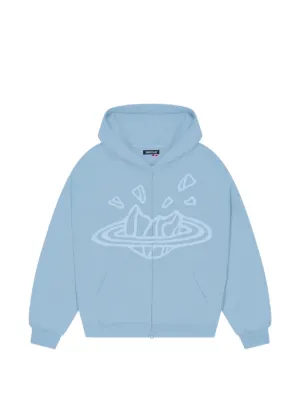 BROKEN PLANET zip-up Hoodie | Grey | FARFETCH