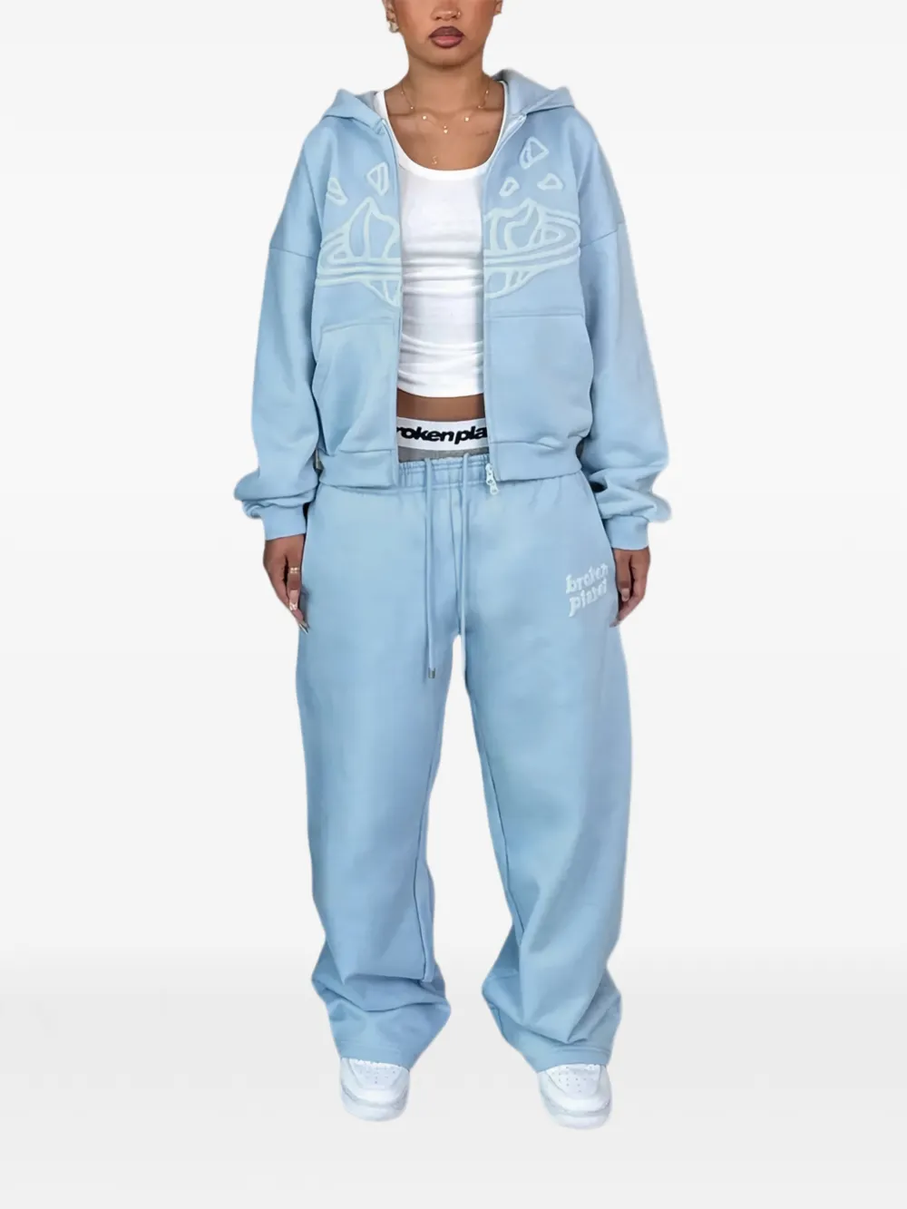 BROKEN PLANET 그래픽 후드 집업 | 후디 & 후드 집업