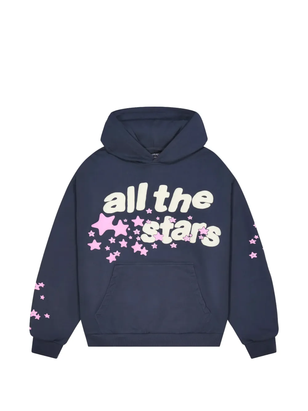Broken Planet Graphic-stars Long-sleeve Hoodie In Blue