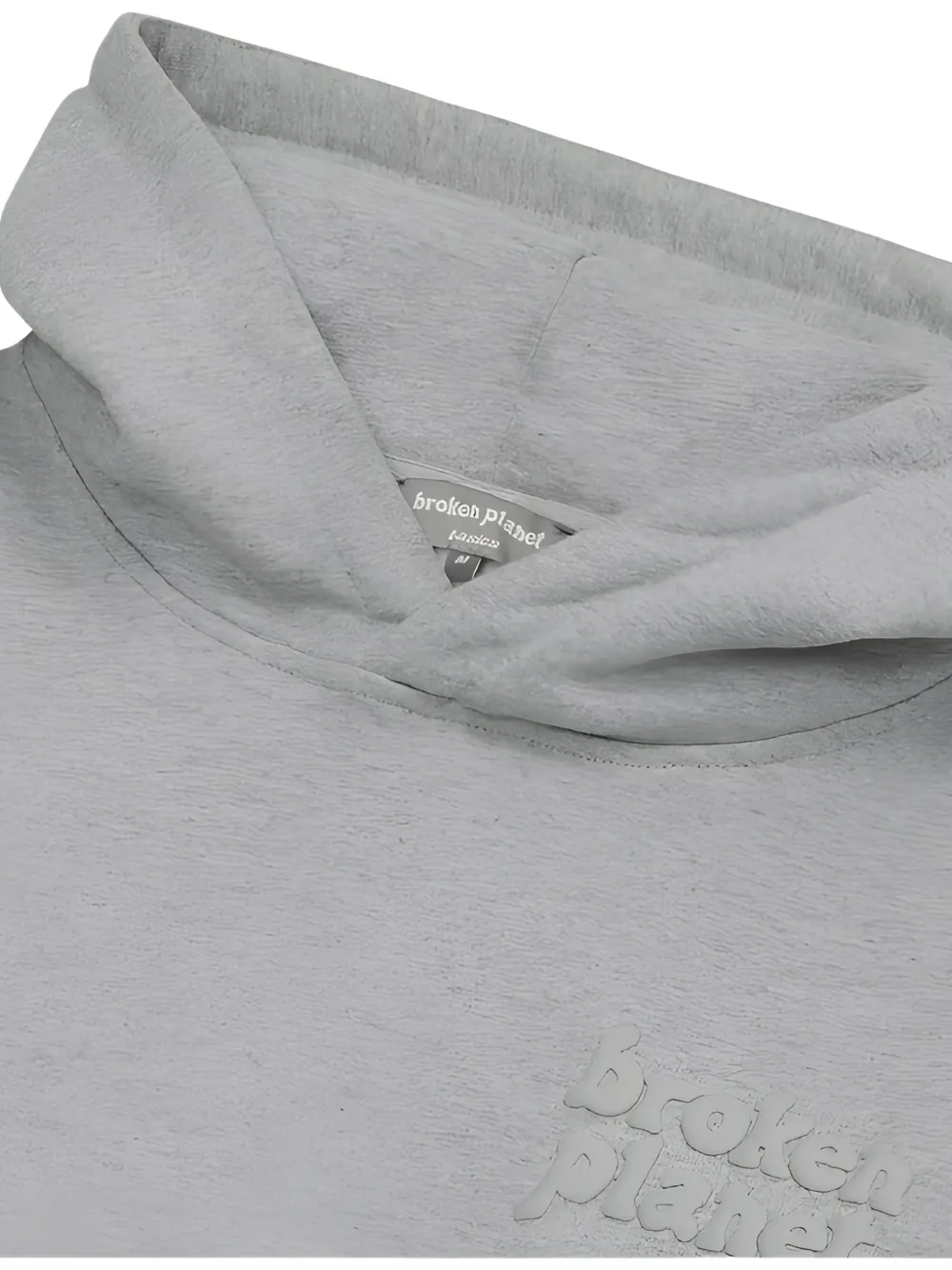 BROKEN PLANET Hoodie met opgestikte zak Grijs