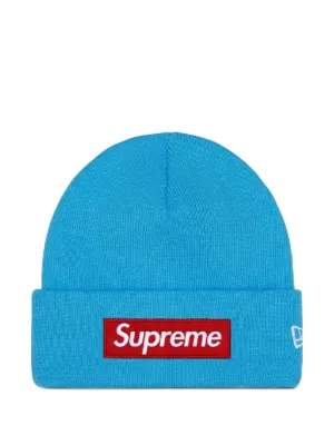 Supreme x New Era® ボックス ロゴ ビーニー | グレー | FARFETCH JP