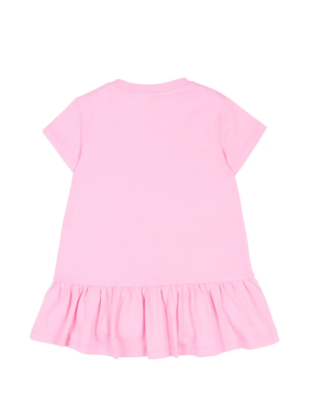 Moschino Kids heart-print dress - Roze