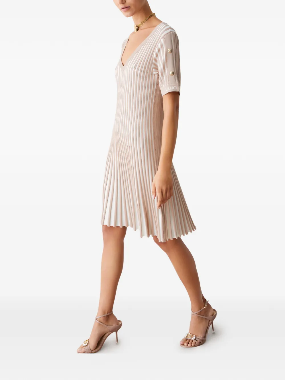 LIU JO Gebreide jurk Beige