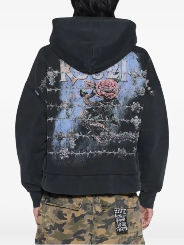 Ksubi Snake Zip Hoodie | Black | FARFETCH