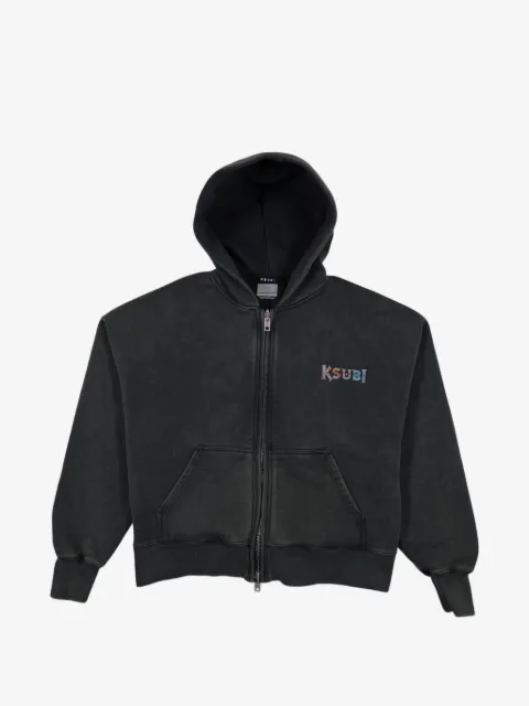 Ksubi hoodie con cierre de serpiente
