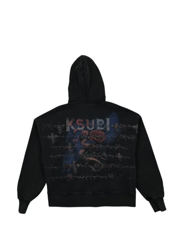 Ksubi Snake Zip Hoodie | Black | FARFETCH