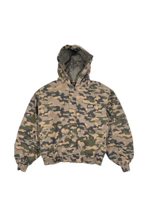 Ksubi hooded camouflage jacket