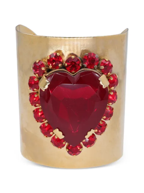 Simonetta Ravizza heart gemstone cuff bracelet