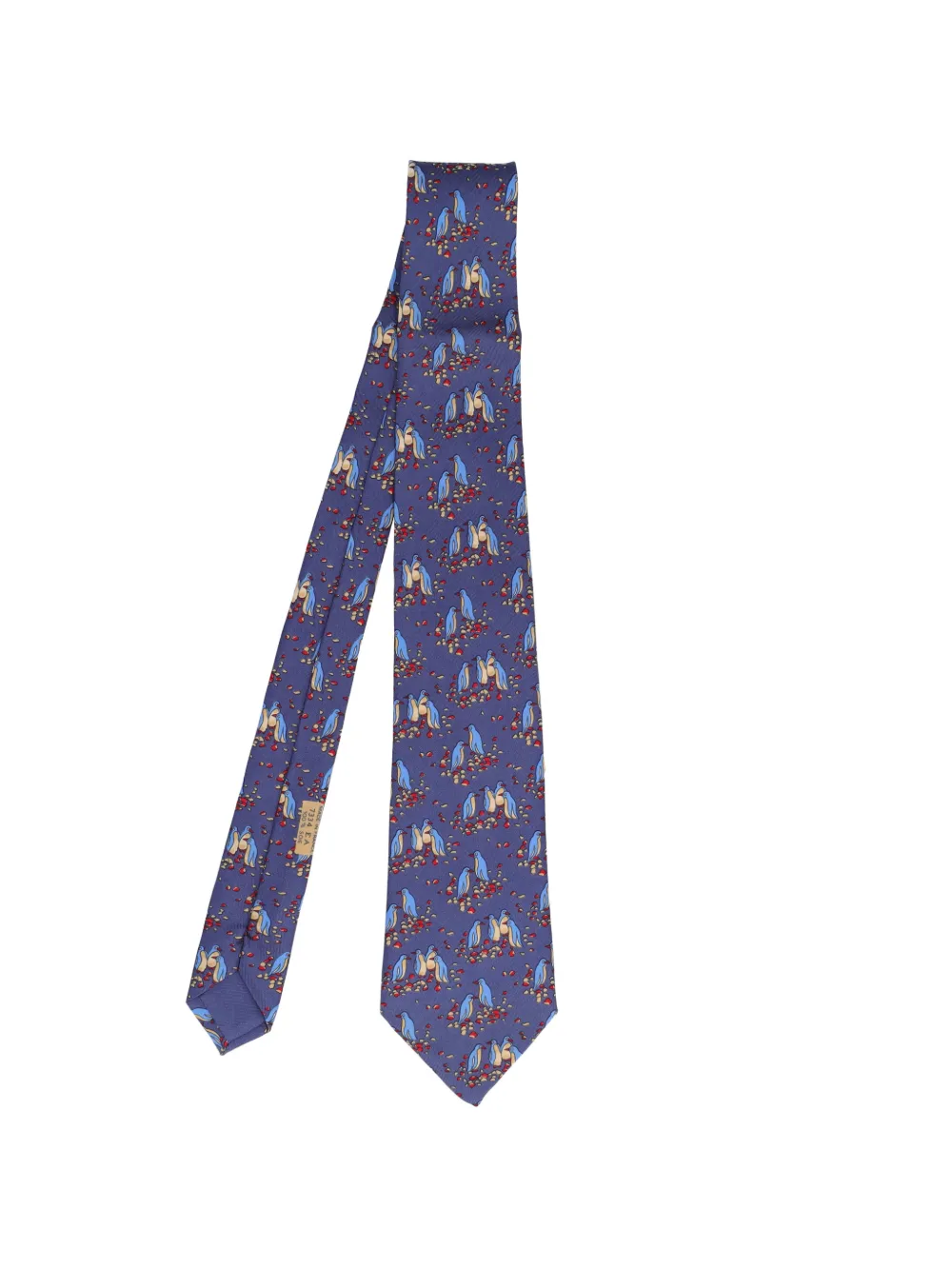 シルクタイ 7 cm 《カレ・ダース》 - ブルー | Hermès - エルメス-公式