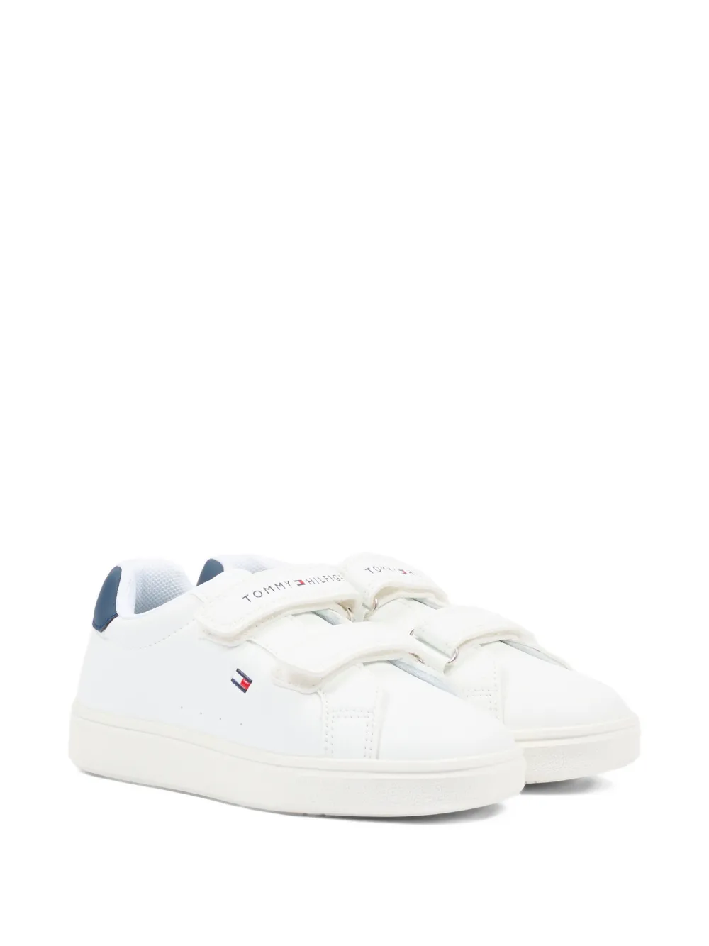 Tommy Hilfiger Junior logo-detail sneakers - Bianco