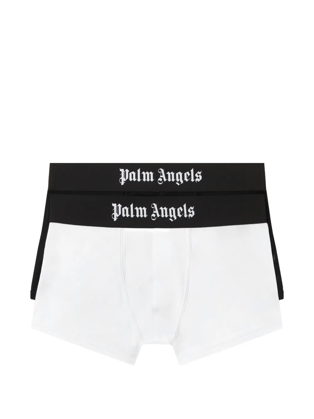 Palm Angels logo elastic-waist boxers (set of two) - Bianco