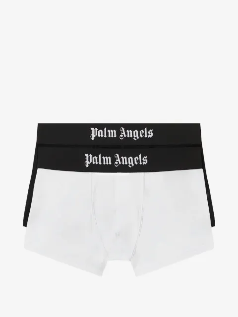 Palm Angels set de dos bóxeres con logo en la pretina