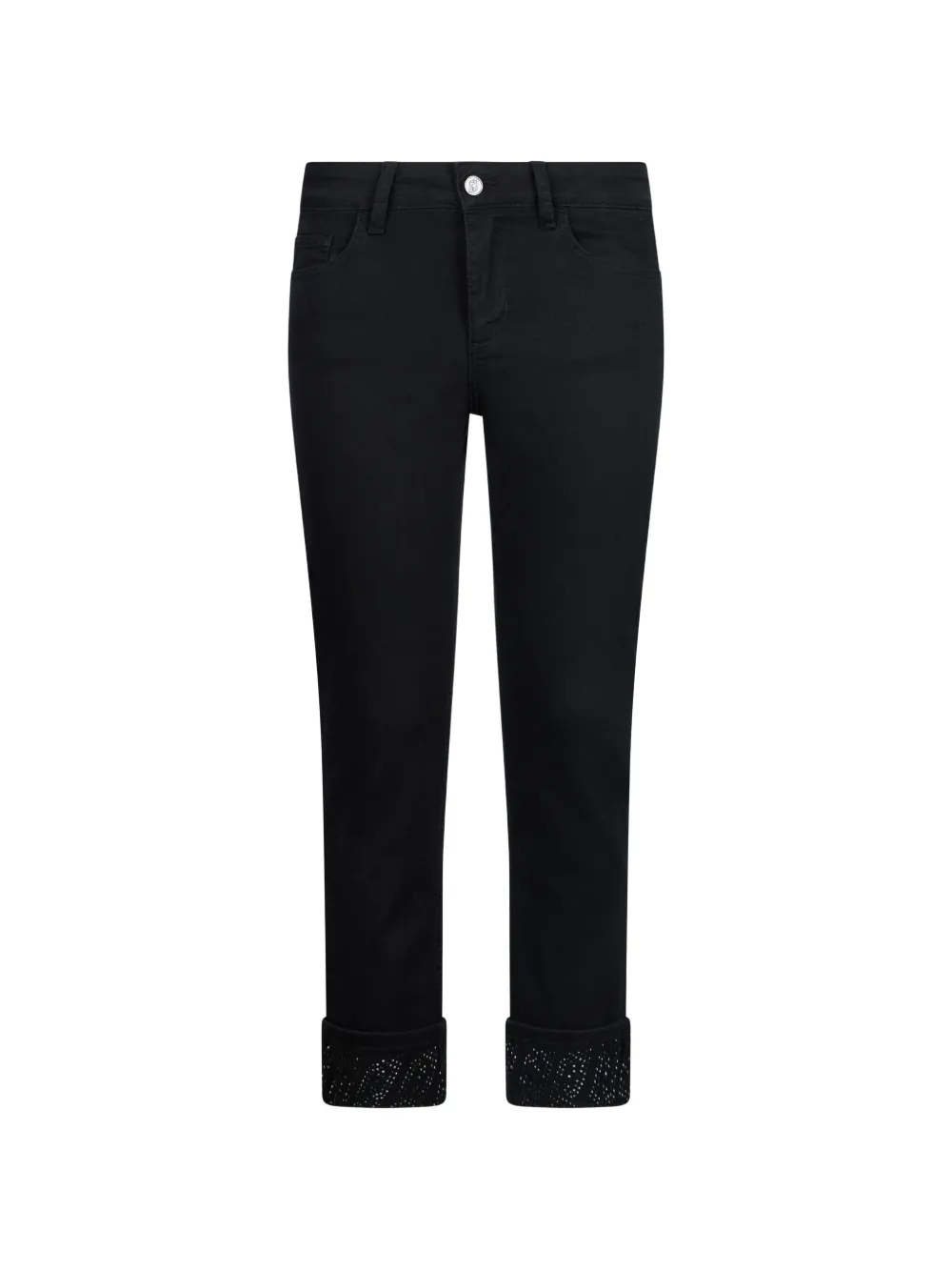 LIU JO belt-loop trousers - Nero