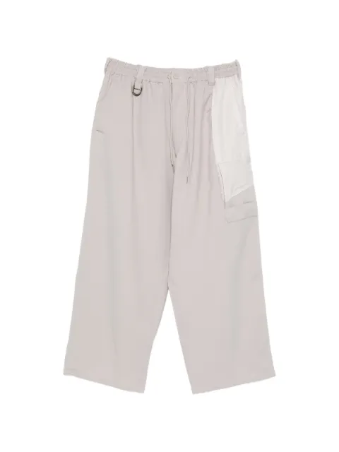 Y-3 drawstring multi-pocket trousers