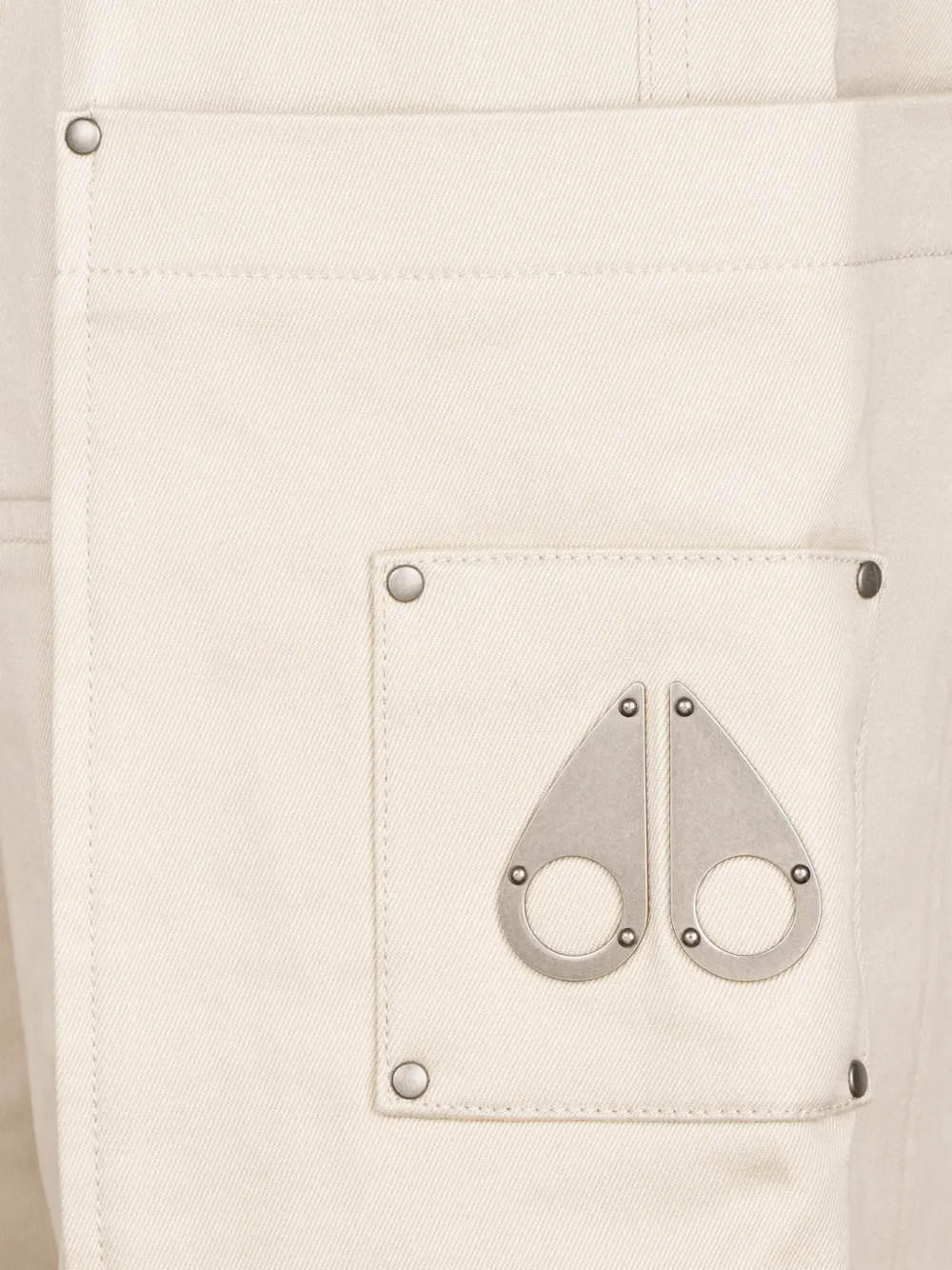 Moose Knuckles Broek met riemlussen Beige