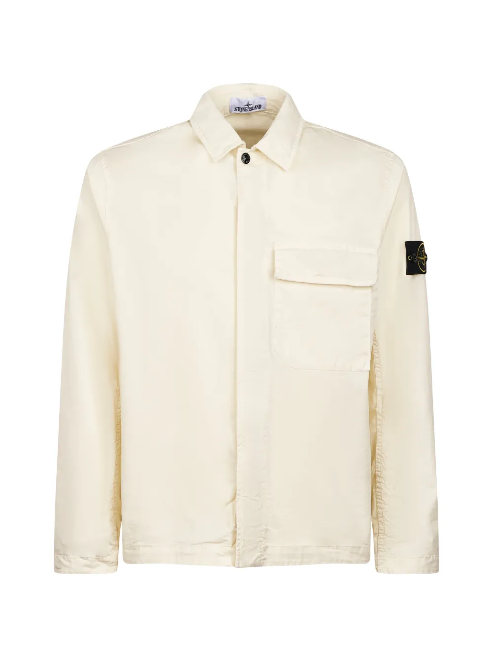 Stone Island chest-pocket shirt - Nude