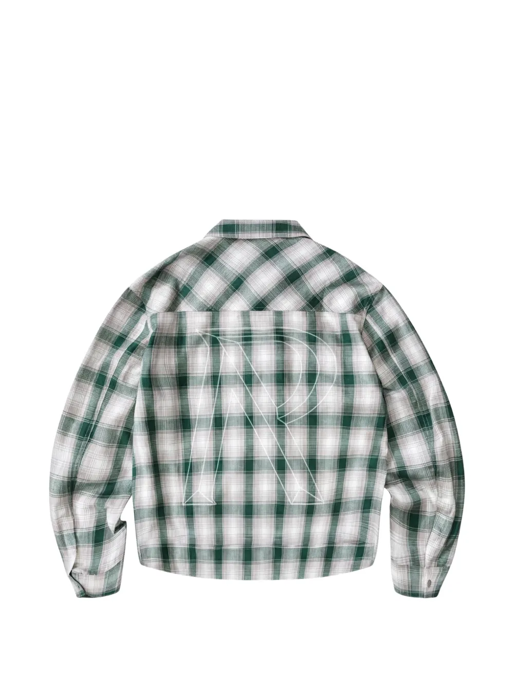 Represent Waffle flannel shirt Groen