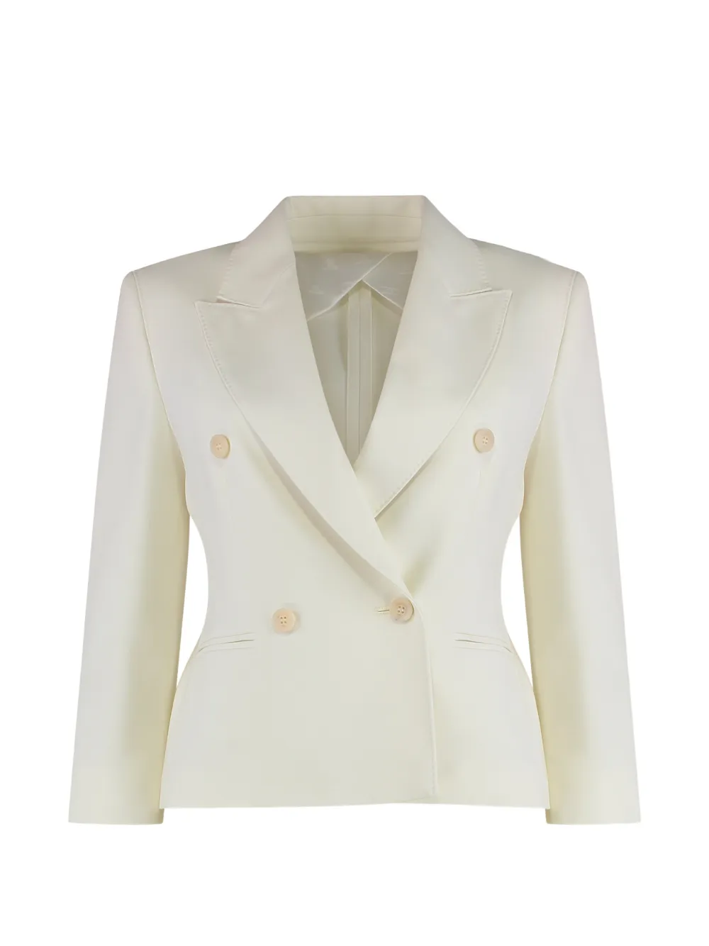 Max Mara peaked-lapel double-breasted blazer - Toni neutri