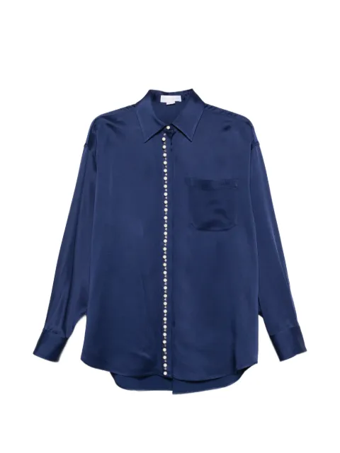 Stella McCartney pearl-embellished pocket shirt