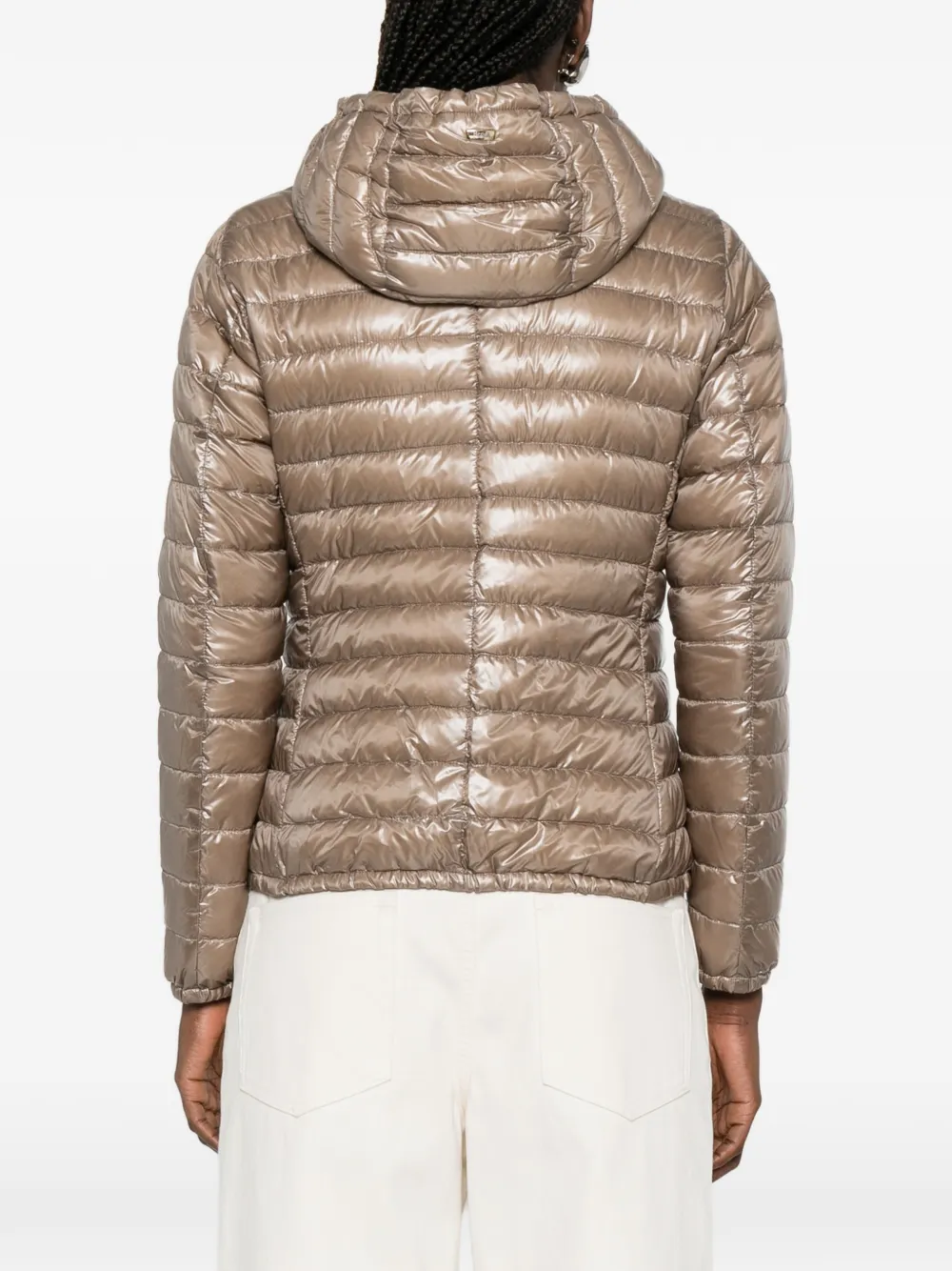 Herno Jack met capuchon en rits Beige