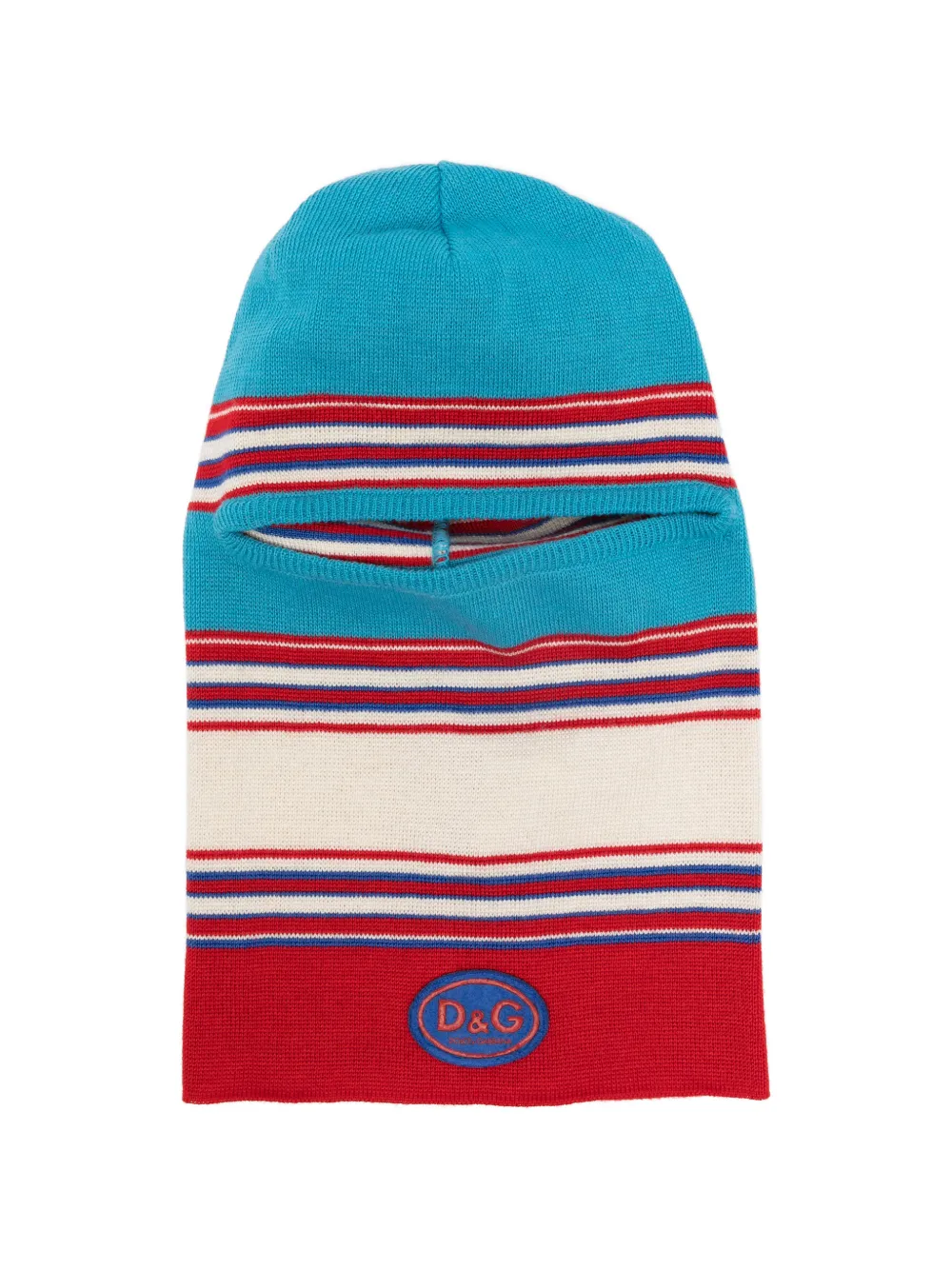 Dolce & Gabbana Pre-Owned Passamontagna a righe anni 2000 - Blu