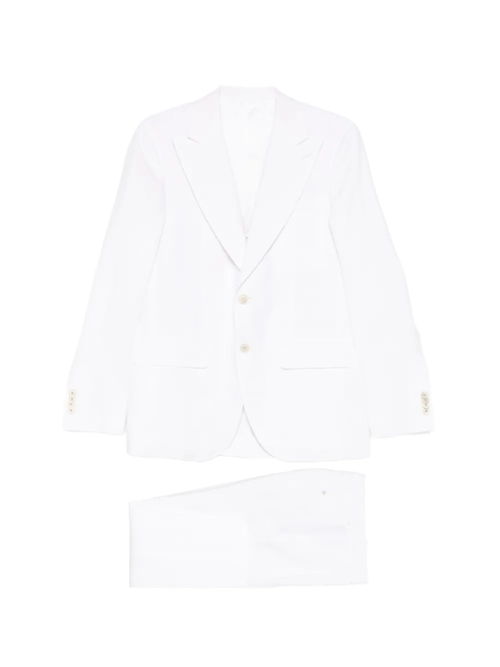 Caruso 아이다 싱글 브레스티드 수트 | 화이트 | Image 1