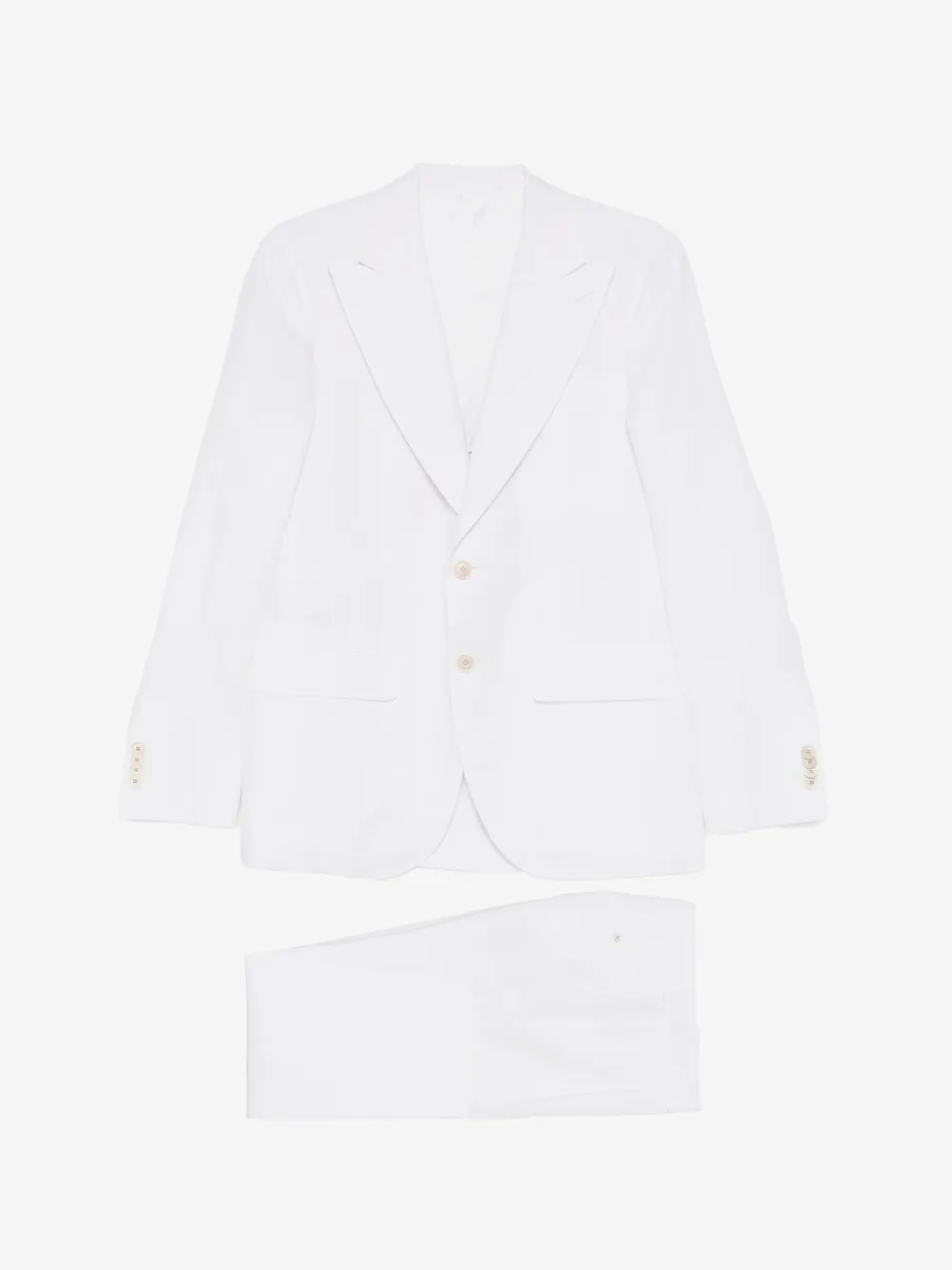 Caruso Aida single-breasted suit | White | Image 1