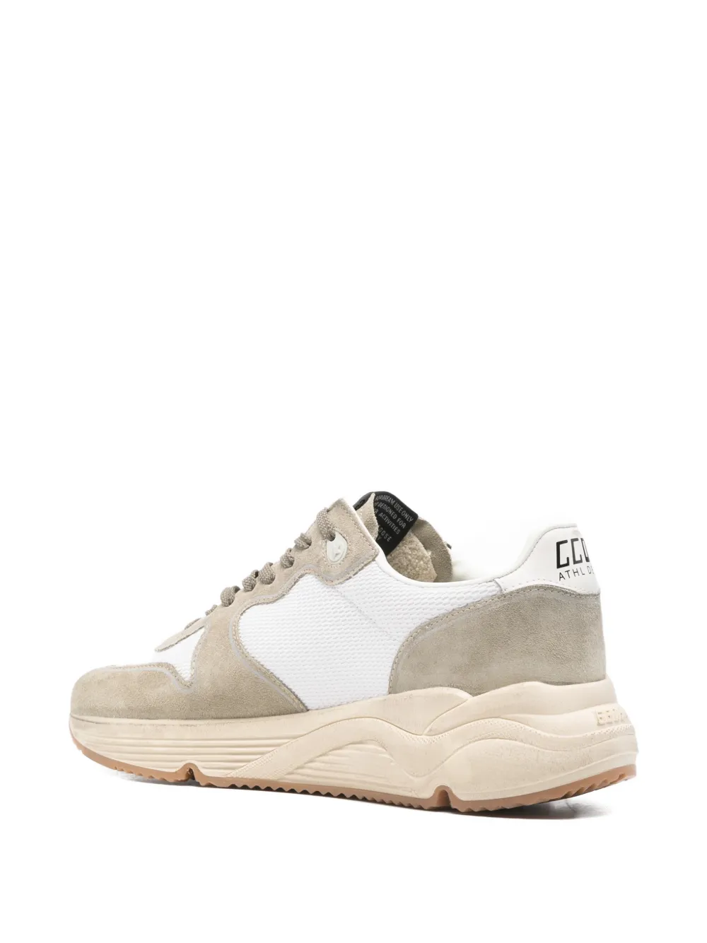 Golden Goose star-appliqué running-sole sneakers Beige