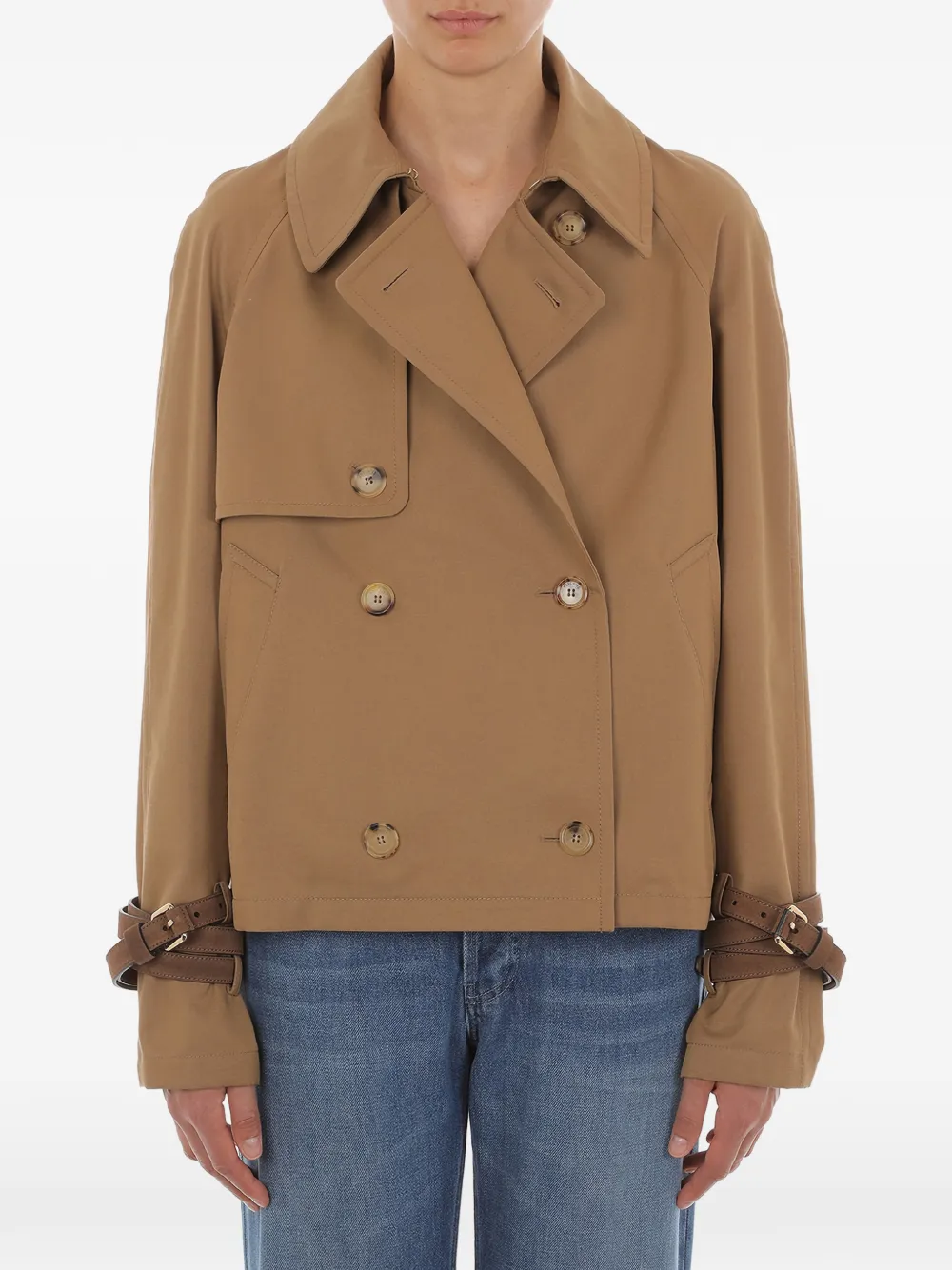 Moschino Jacke mit Knöpfen - Braun