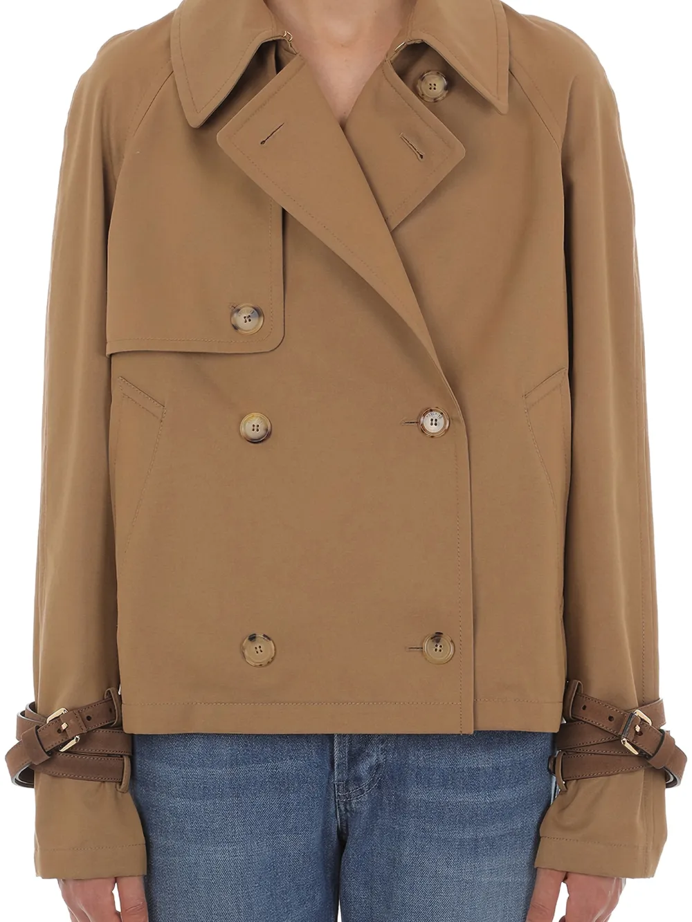  Moschino Button-detail Jacket - Brown 
