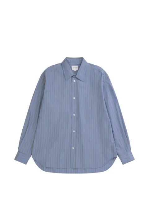 Norse Projects camisa con rayas estampadas