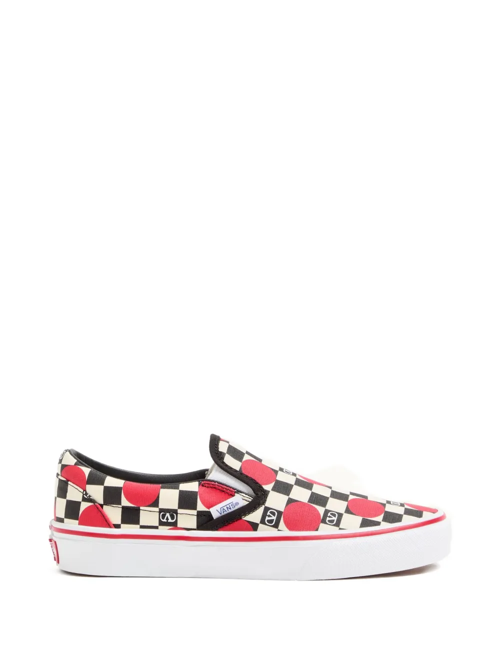 Valentino Garavani x Vans Sneakers VLogo a quadri - Bianco