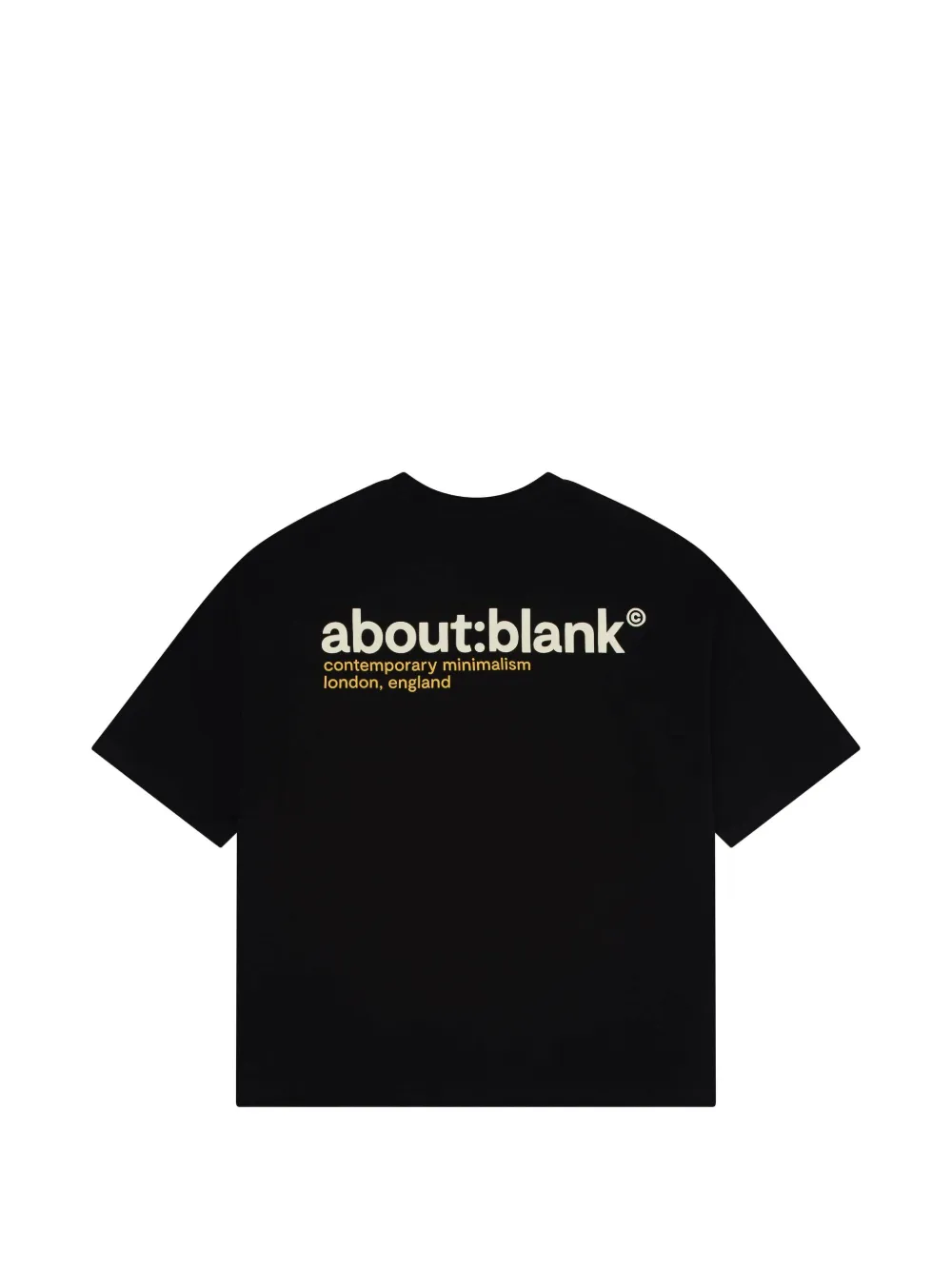 ABOUTBLANK short-sleeve T-shirt - Zwart