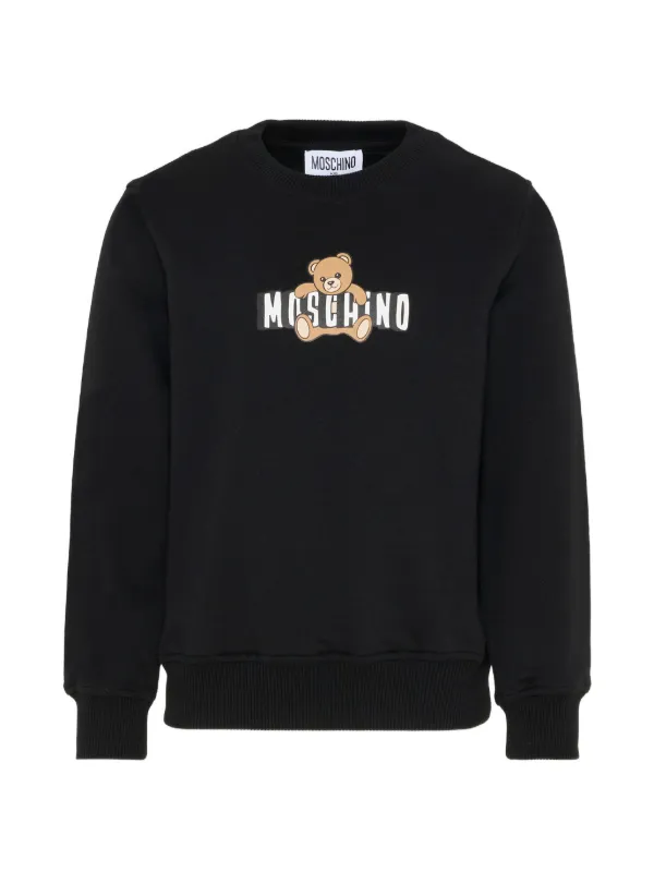 Moschino Kids ロゴ スウェットシャツ | ブラック | FARFETCH JP