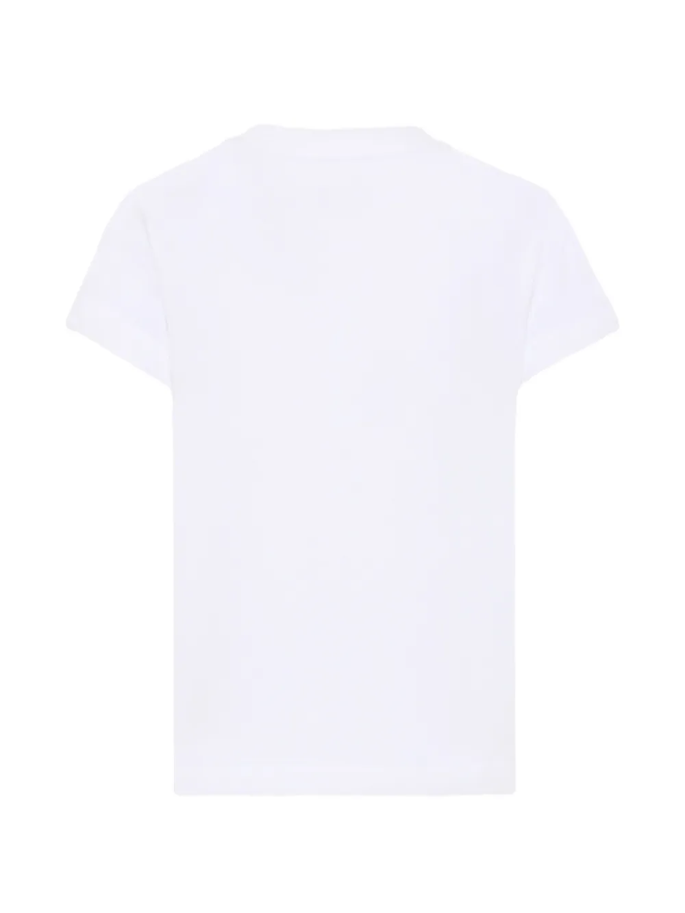Moschino Kids T-shirt met logoprint Wit