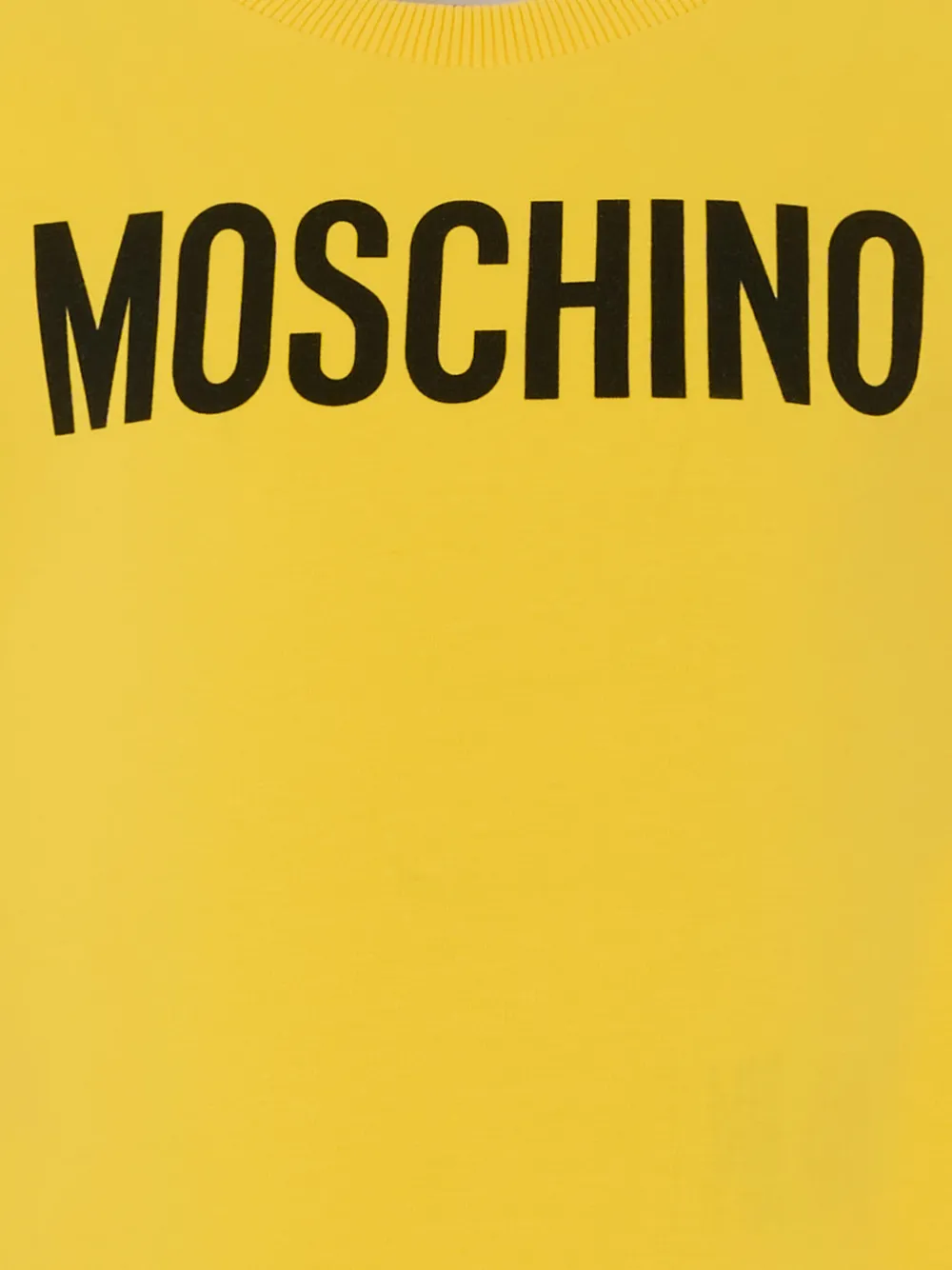 Moschino Kids T-shirt Geel