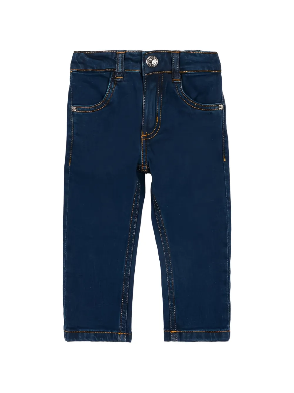 John Richmond Junior logo-detail jeans - Blu