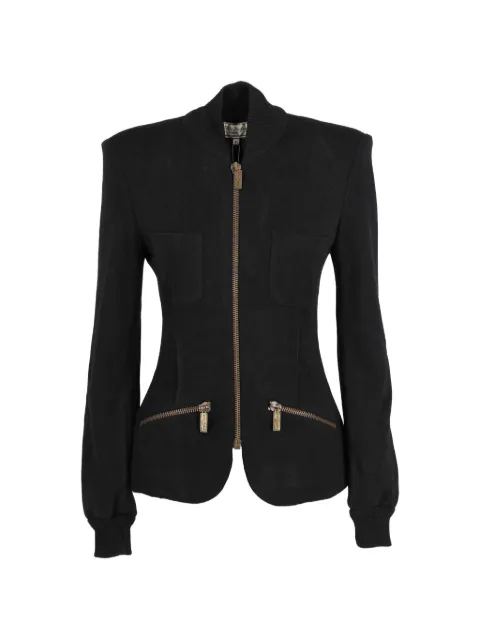 Gilles Dufour zip-front wool jacket