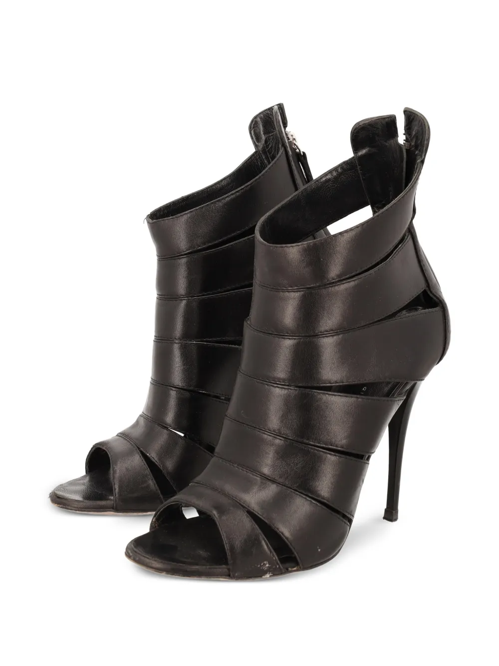 Giuseppe Zanotti Vintage strap heeled sandals - Zwart