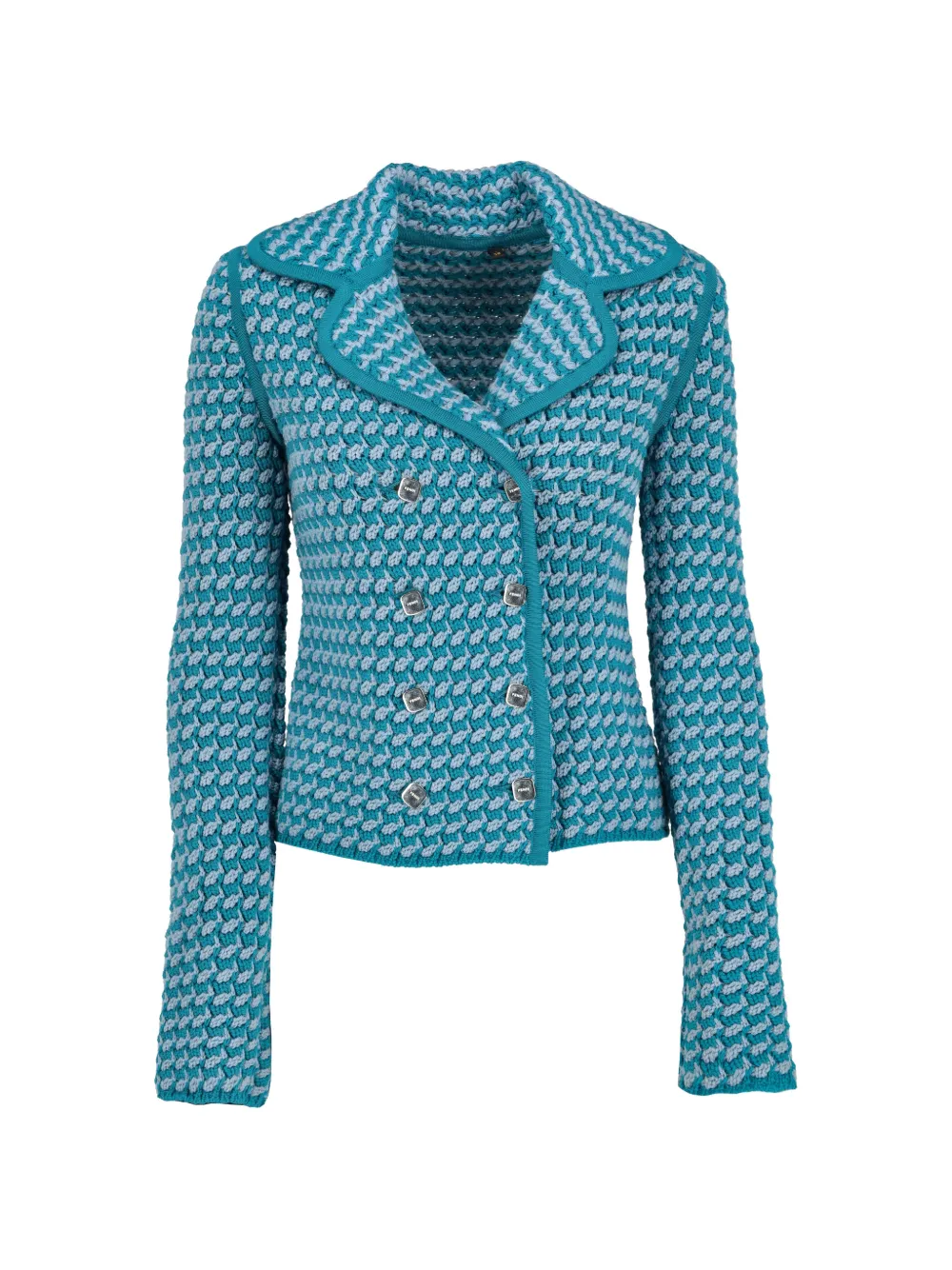 Fendi Pre-Owned double-breasted jacket - Blu