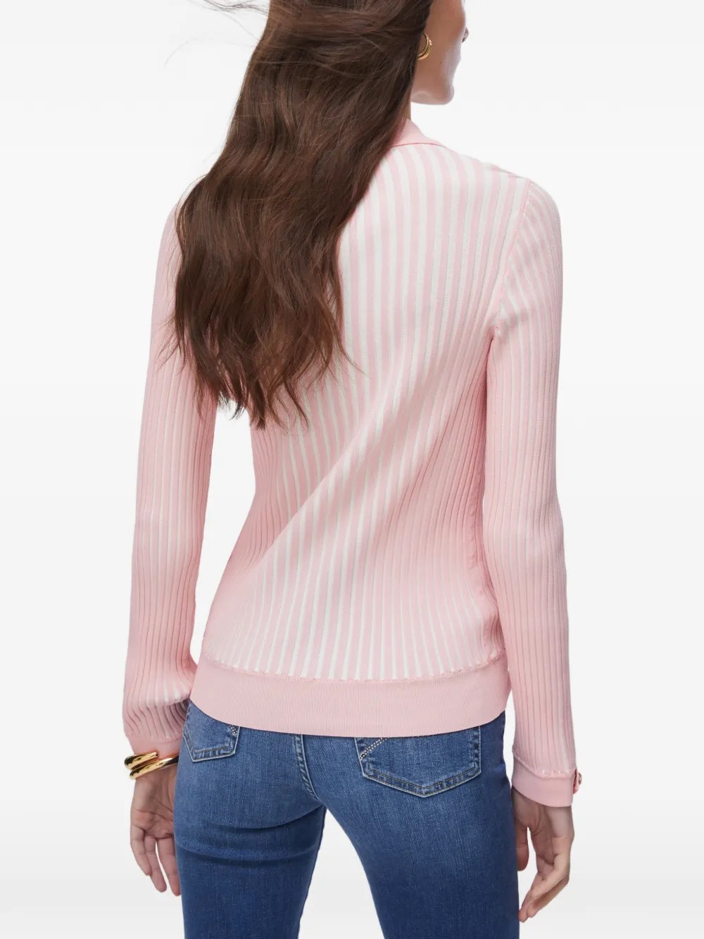 Ribbed Zipped Sweater