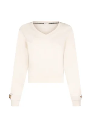 Patrizia Pepe クロップド スウェットシャツ | ニュートラル | FARFETCH JP