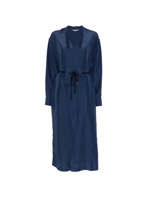 Barena V-neck midi dress