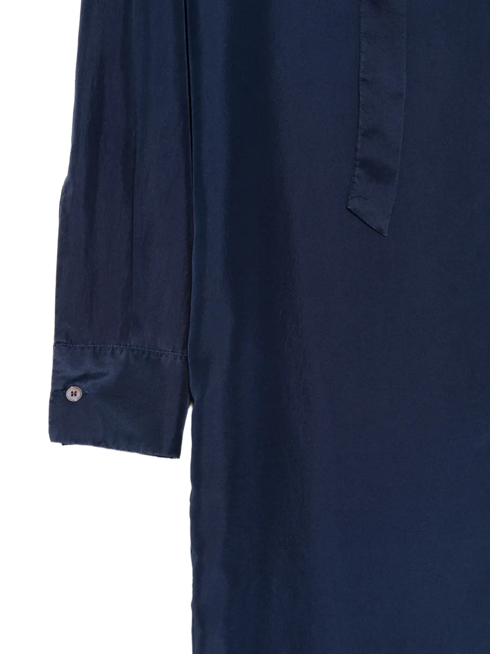  Barena V-neck Midi Dress - Blue 